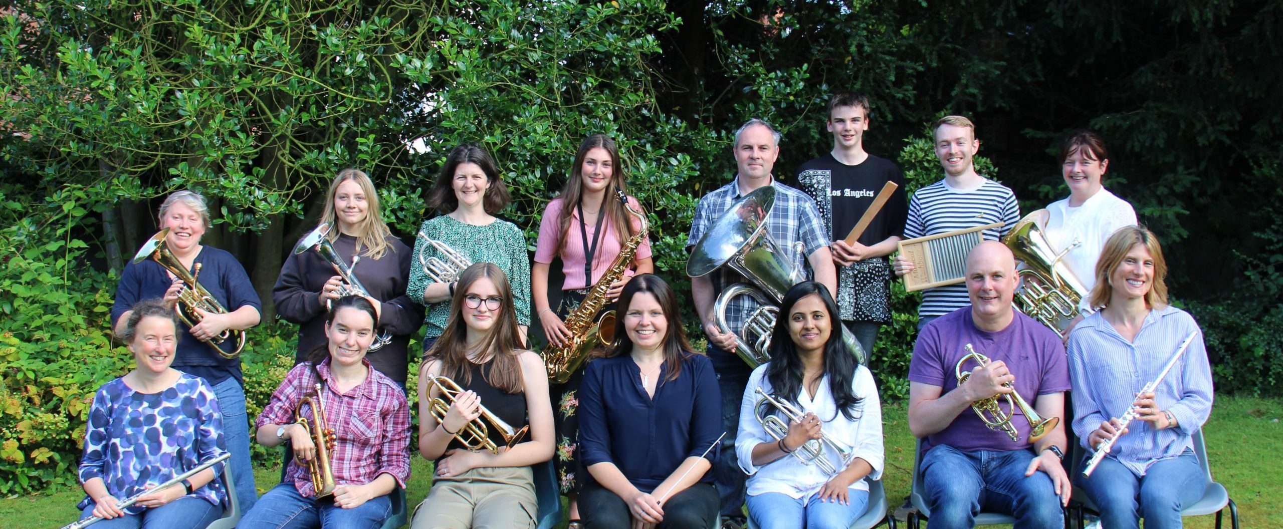 Concert band group photo